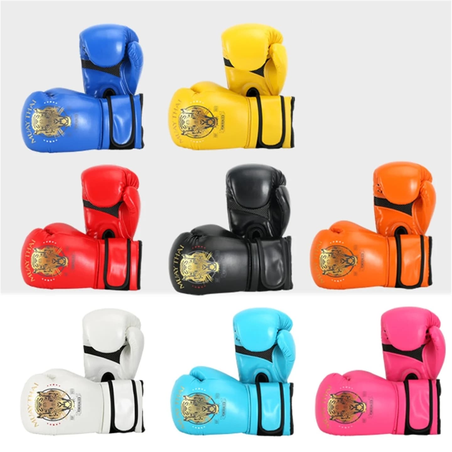 6-14 ounces Professional PU Leather Kids Boxing Gloves Muay Thai Combat Gloves for Kids and Girls Gym For Kids