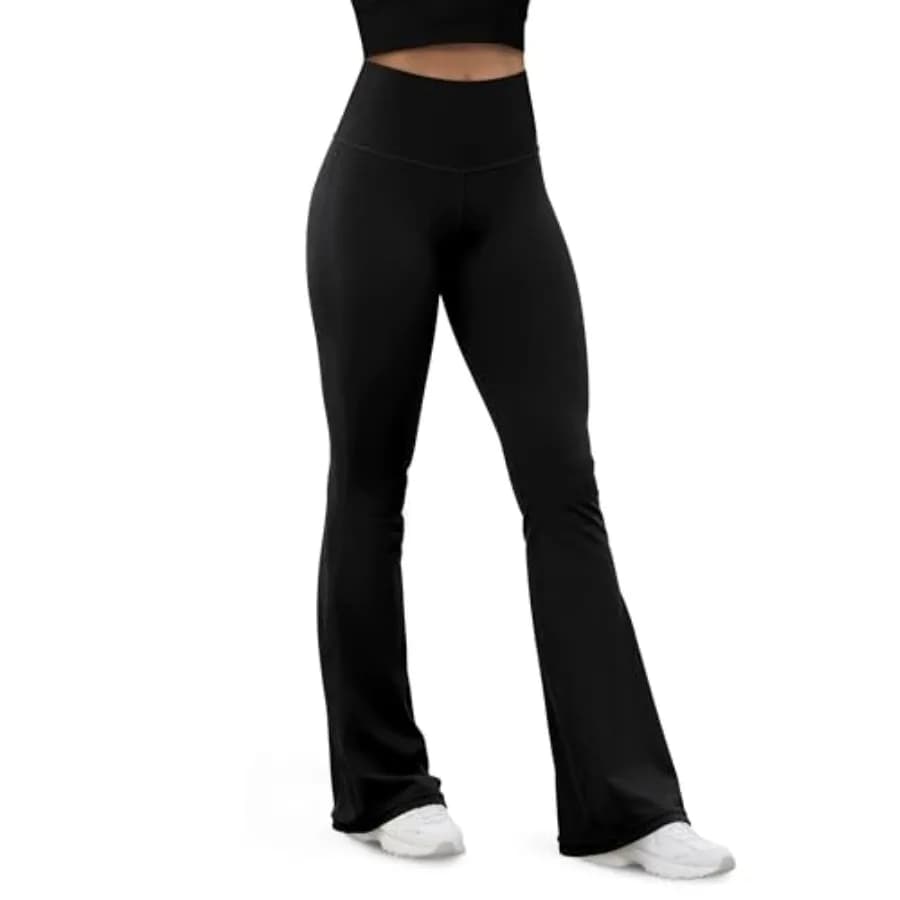ODODOS Pantaloni da yoga da donna con potente controllo della pancia, modello 2.0, leggings a vita alta per allenamento con tasca interna - 29"/31