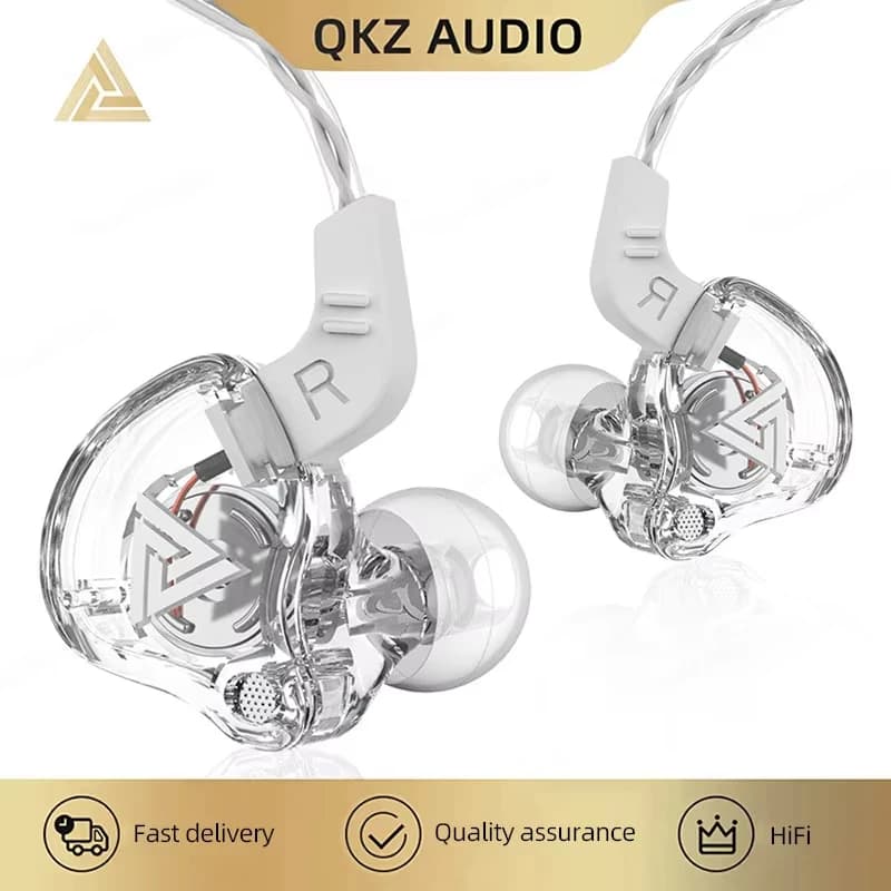 9 colori QKZ AK6/AK6-ARES Auricolare Rame originale HiFi Sport Cuffie Bass Cuffie stereo Auricolari musicali con scatola