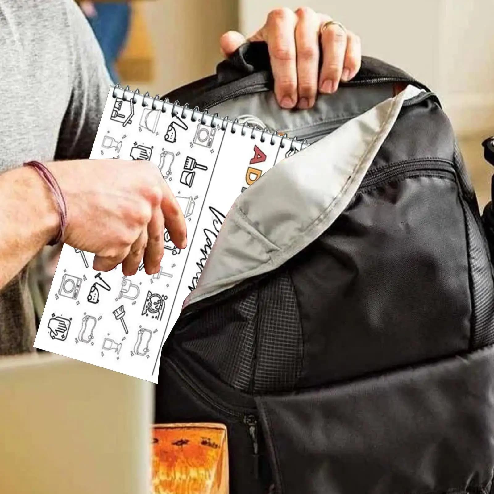 Agenda per la pulizia Notebook per la pulizia della casa Notebook settimanale e quotidiano per l'organizzatore delle pulizie per i membri della famiglia Adulti