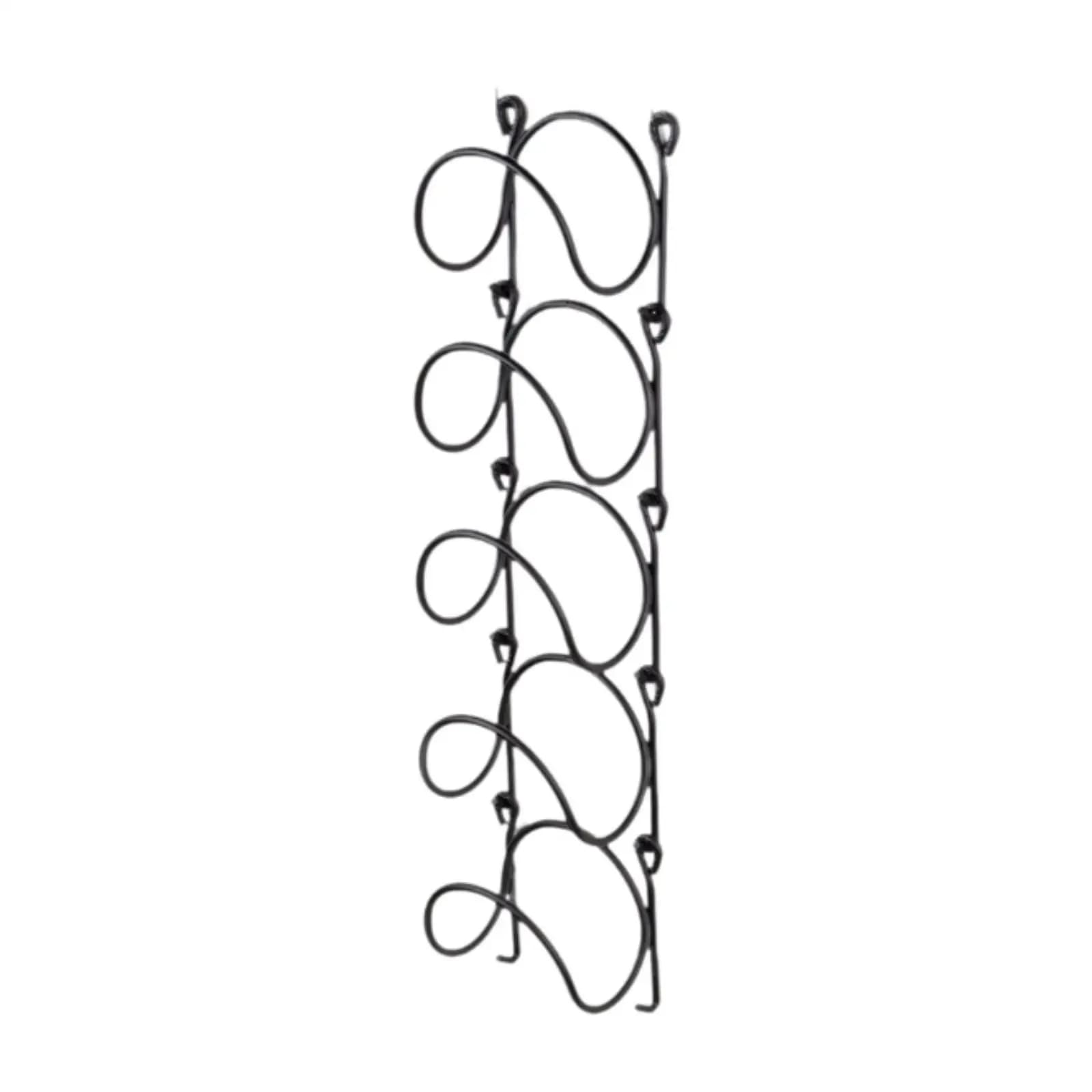 Portaoggetti da parete rustico con 5 bottiglie, portasciugamani sospeso, organizer per bagno, bar, fattoria, dispensa, sala da pranzo