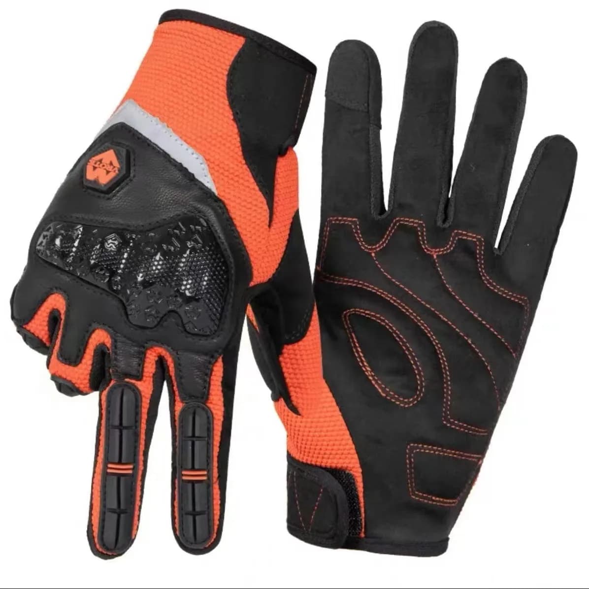Summer motorcycle riding gloves breathable knight touch screen racing motorcycle four seasons gloves