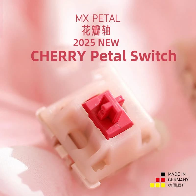 Switch Cherry MX Petal Originale MX2A Light Force Tattile per Tastiera Meccanica 45g 5 Pin per Gaming PC AULA F75 Ajazz GK61