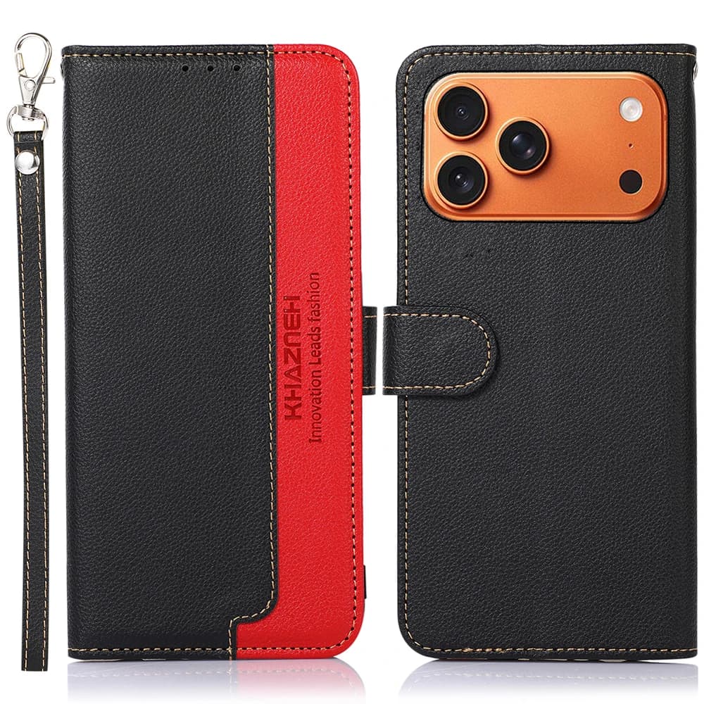 Custodia a libro in pelle per iPhone Air 16 16e 15 14 13 12 17 Pro Max Plus con slot per carte RFID, portafoglio e cover antiurto in pelle magnetica