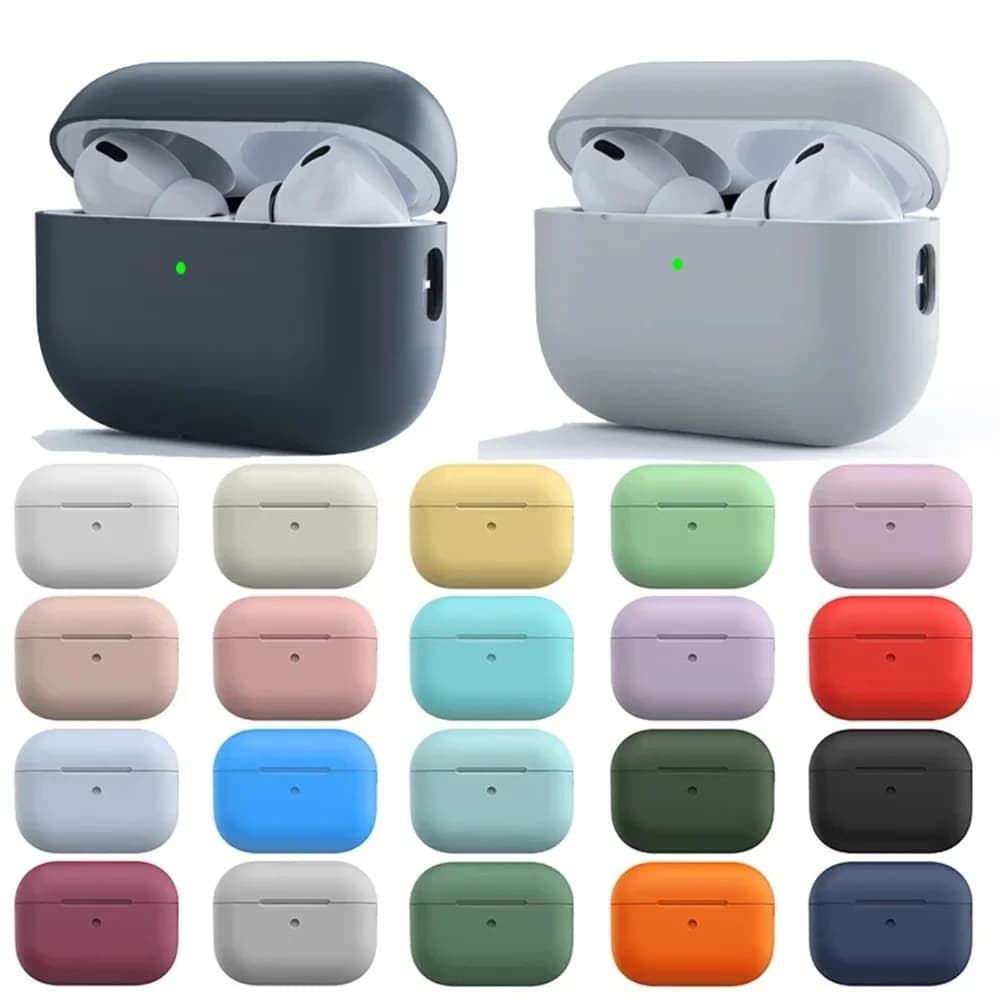 Ultra-Thin Silicone Earphone Case For Airpods 1/2, Airpods 3 4 Protective Headphone Case For Apple Airpods Pro 2 3 Airpods Cover