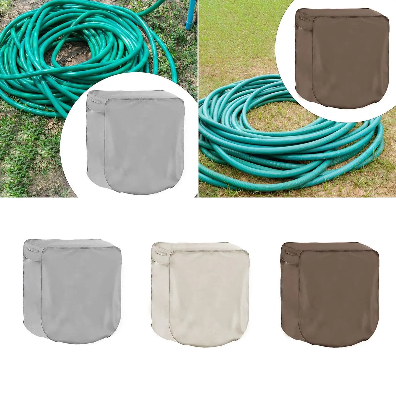 Outdoor Waterproof Hose Reel Protection Cover Oxford Cloth Sun Shield Portable Dustproof for Retractable Water Hose