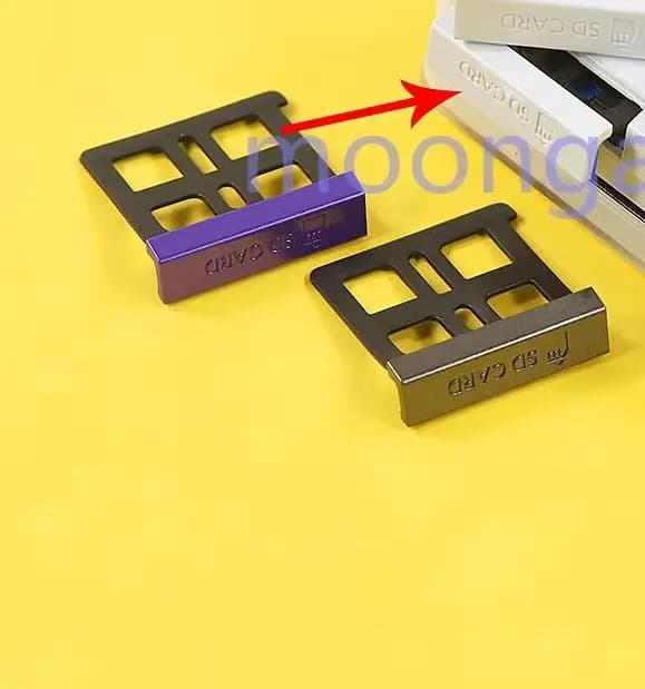 1 Pezzo Coperchio Slot Scheda SD Originale di Ricambio per Console 3DS, Parti di Riparazione