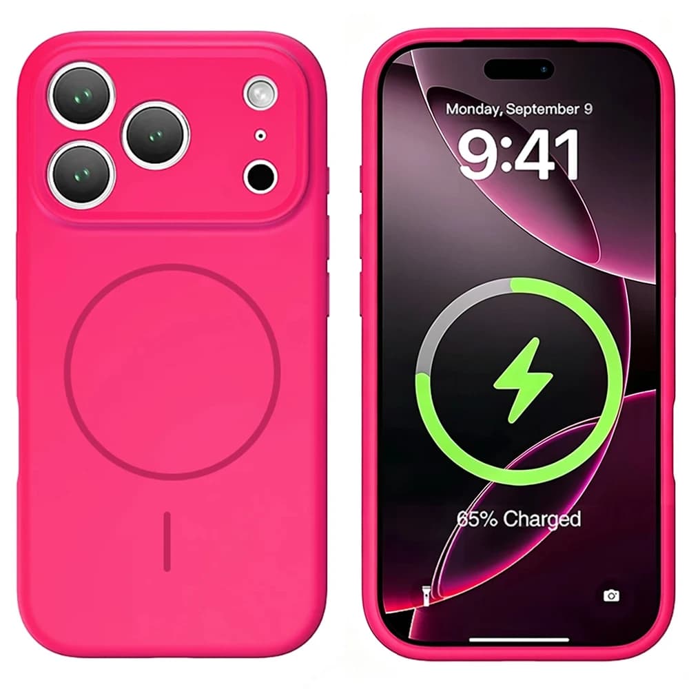 Phone Case for iPhone 17 16 15 14 13 Pro Max 17Pro for Magsafe Magnetic Liquid Silicone Cases for iPhone17 16 15 Pro Max Cover