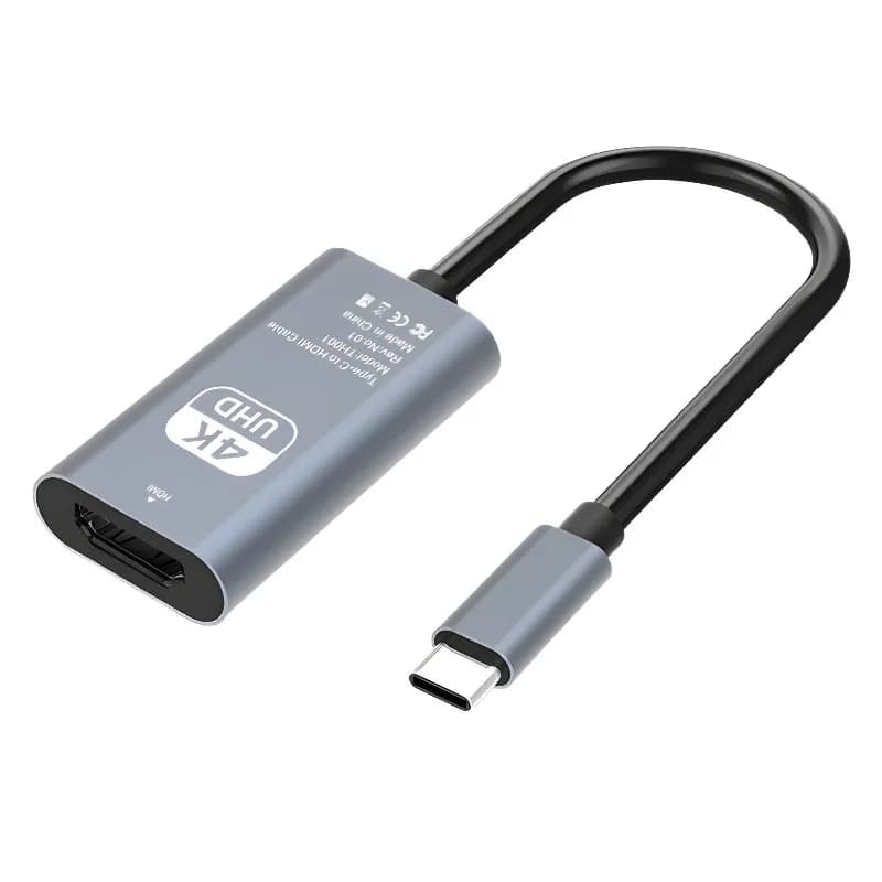 Cavo Adattatore da USB-C a HDMI Compatibile con MacBook, Chromebook, Samsung, Xiaomi - Convertitore USB-C a HDMI 4K 60Hz USB 3.1 per HDTV