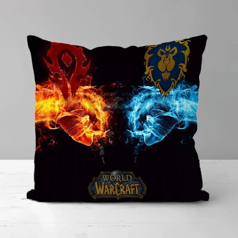 World of Warcraft Pillow Cover Decor Home Double-face Printing Sofa Decorative pillow pillowcase 45*45