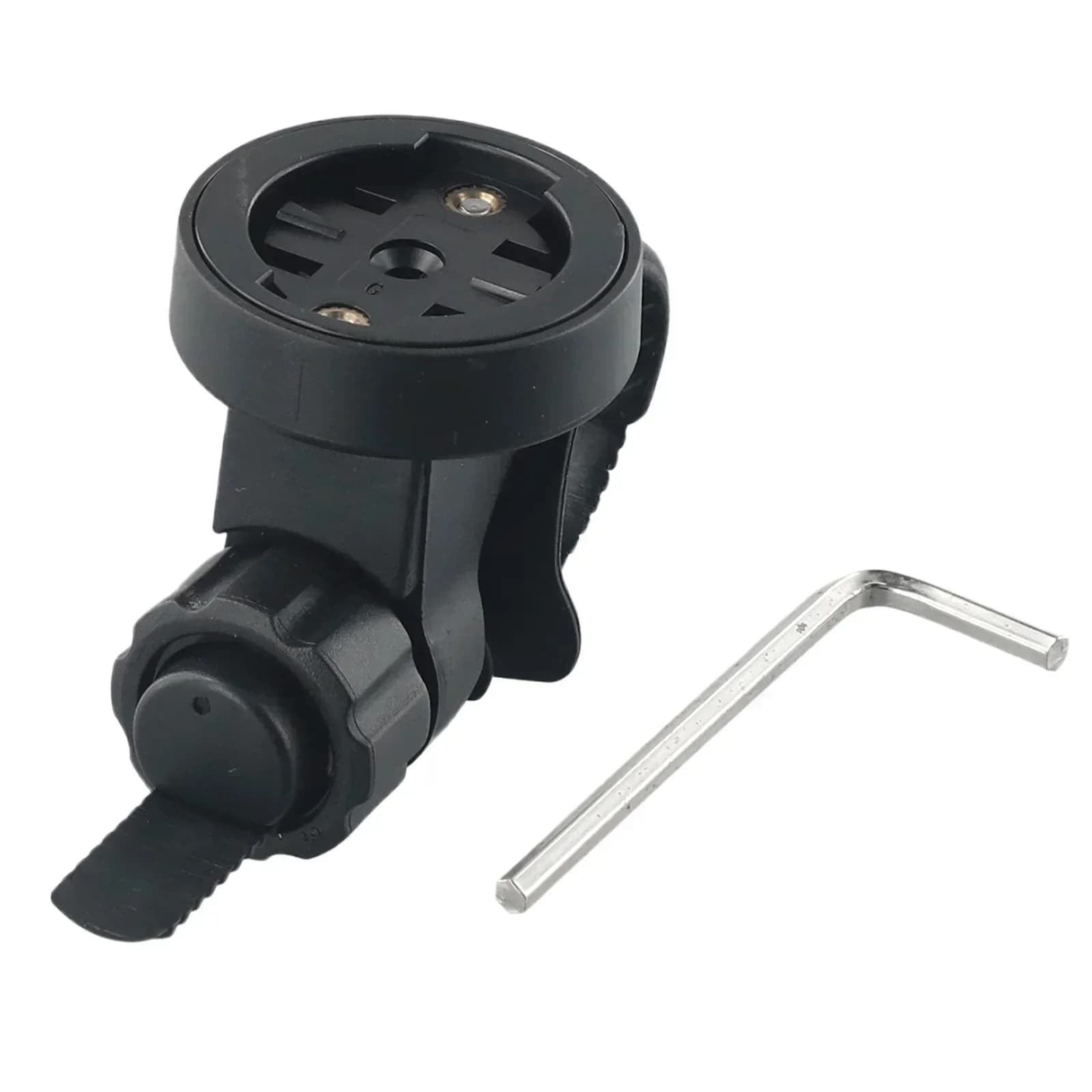 Supporto per computer da bicicletta per Garmin Staffa per luce anteriore per bici Supporto per manubrio Staffa girevole per leva da giardino per bicicletta Parti di ciclismo