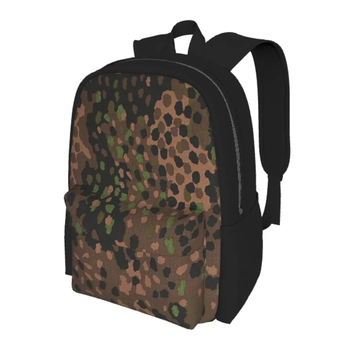 Zaino Militare Tedesco Splintertarn WW2 Camouflage, Borsa da Scuola, Zaino da Escursionismo, Borsa da Viaggio, Borsa a Tracolla