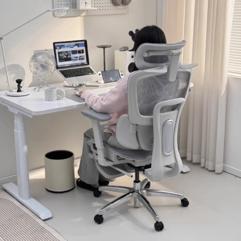 Rotating Aesthetics Office Chair Throne Nordic Footrest Elastic Comfortable Gaming Chair High Quality Back Muebles Furniture
