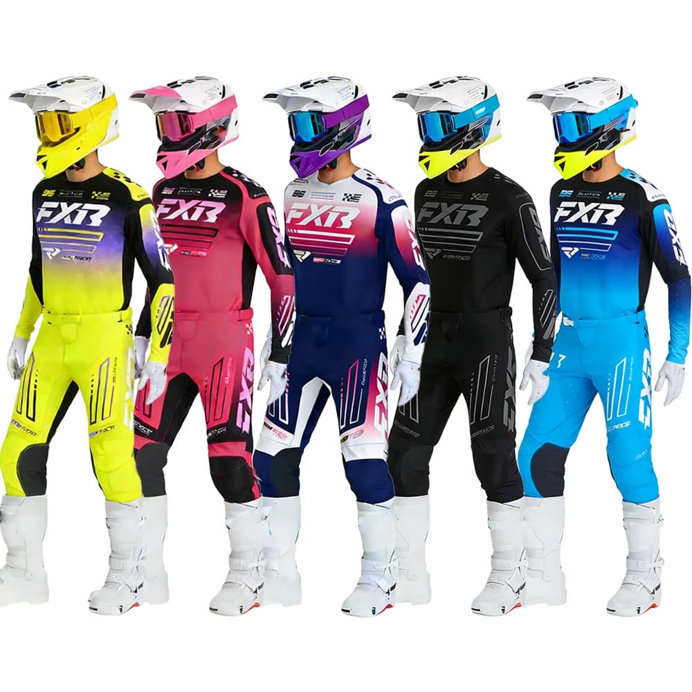 Completo da ciclismo sportivo da esterno 2026 Clutch Navy/Razz/White/Razz/Pink/Hi-Viz/Nero/Viola/Blu/Nero/Set di attrezzatura a maniche lunghe