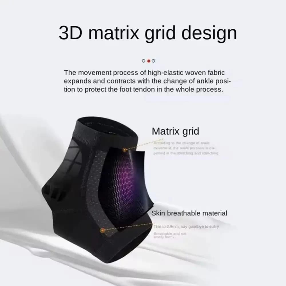 Stabilizzazione laterale Fermo per caviglia Compressione Supporto per caviglia regolabile Tutore Protezione per articolazioni in nylon Supporto per caviglia per uomo e donna