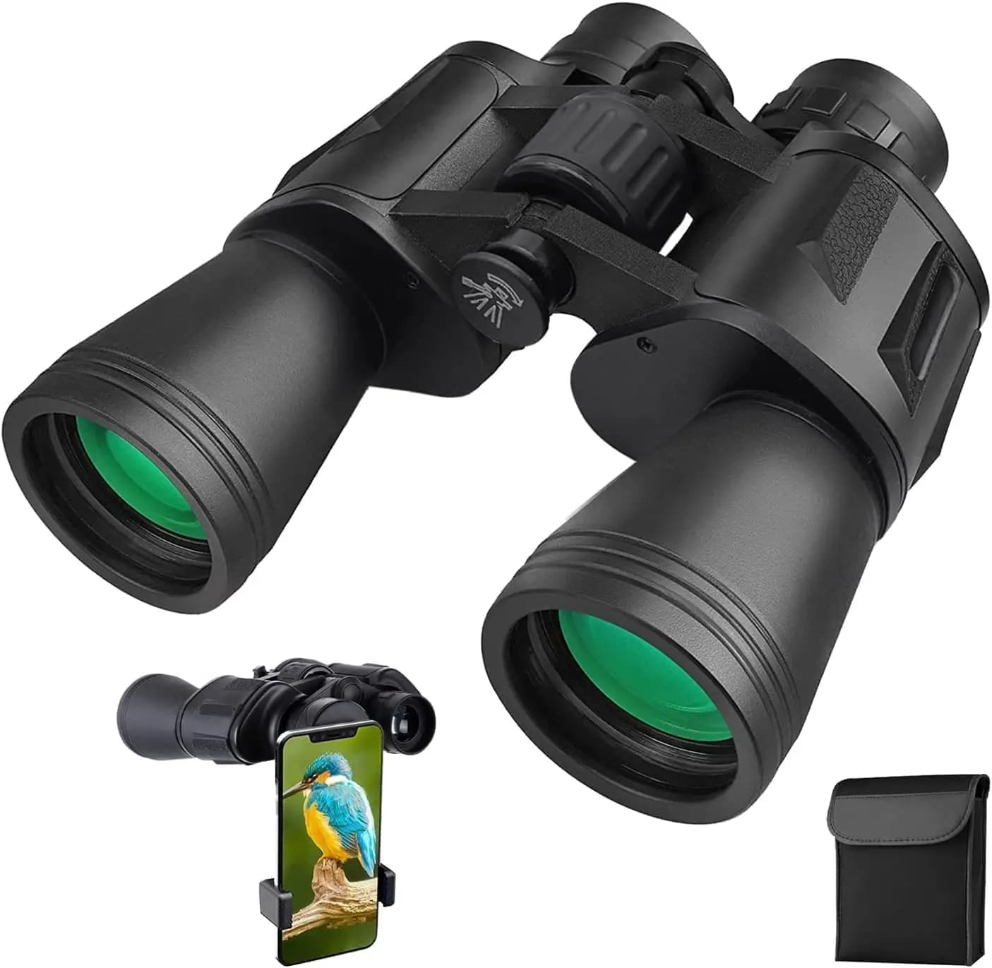 Binocolo HD 20x50 per Adulti, Prisma BAK4 Professionale, Lenti FMC, Impermeabile per Birdwatching, Viaggi e Osservazione delle Stelle