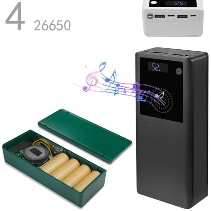 Custodie per Power Bank fai-da-te pregevole fattura, batteria per installazione fai-da-te non inclusa K1KF