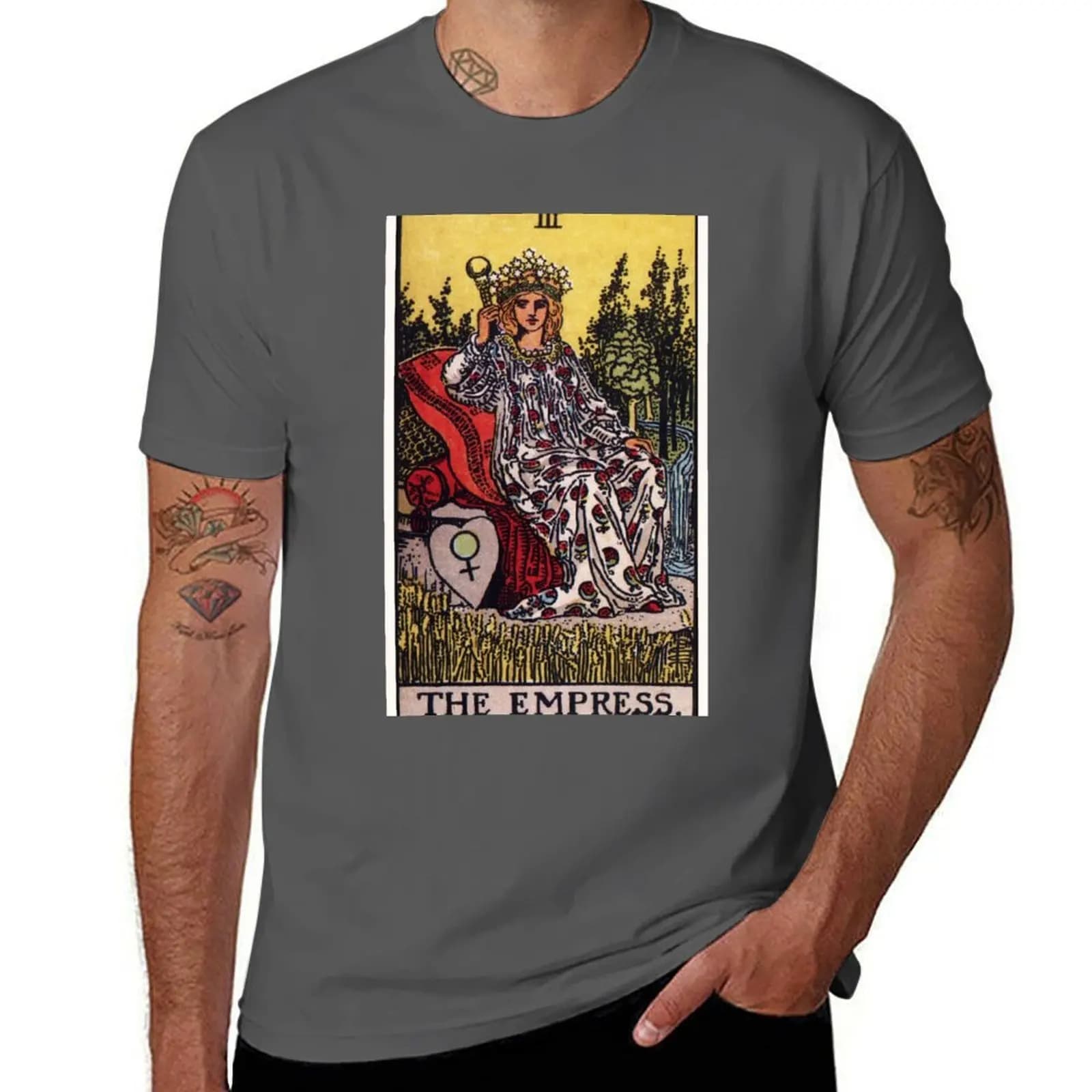 III. T-shirt The Empress Tarot Card, T-shirt per esterni con protezione solare
