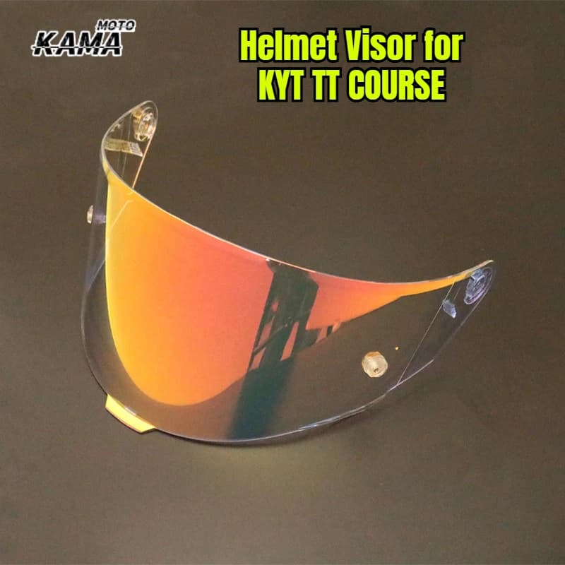 Visiera per Casco Moto KYT TT COURSE, Schermo Protettivo Antivento e Solare, Accessori per Caschi TTC ad Alta Resistenza