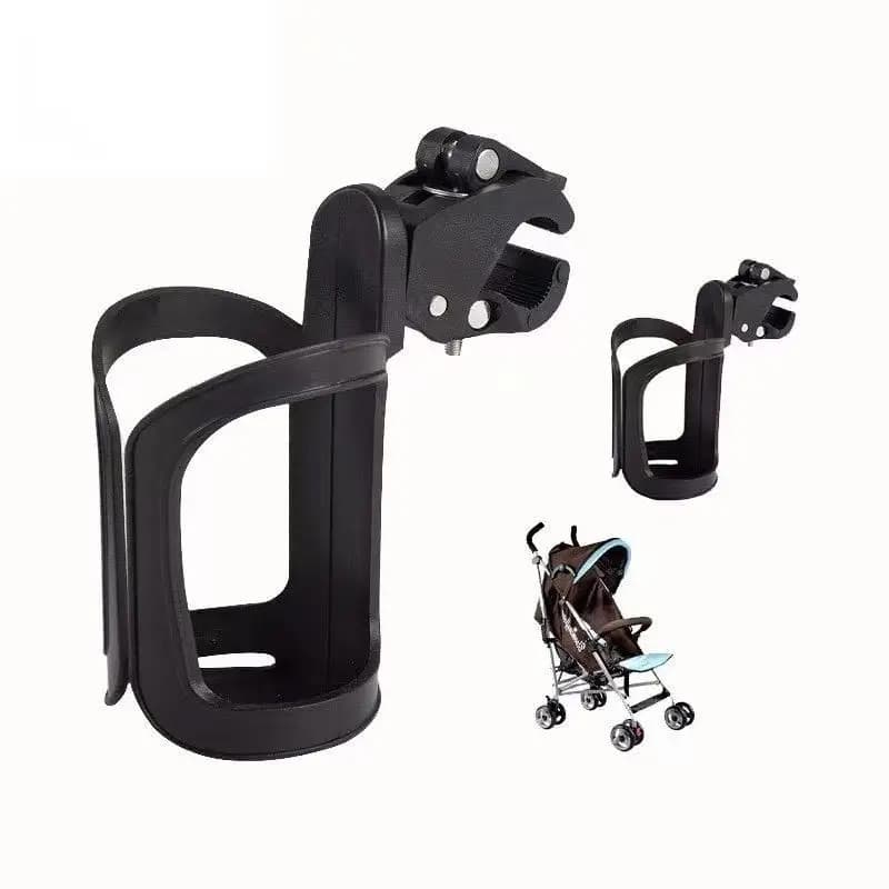 Baby Stroller Cup Holder with Quick-release Clip Universal Fit Non-slip Drink Holder for Jogging Stroller Wheelchair