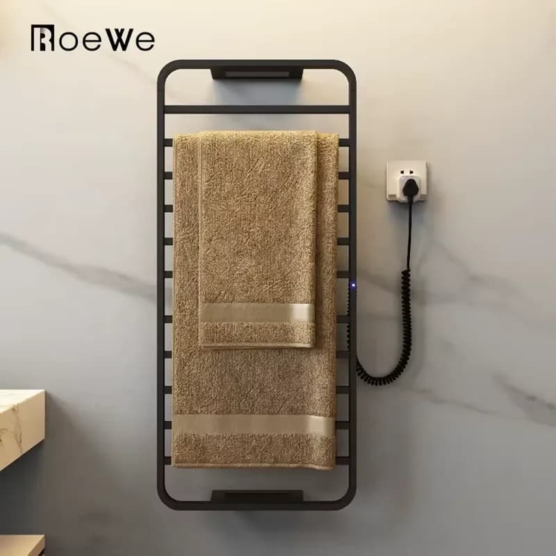 for Bathroom Heated Bars Hot Towel Rail Electric Wall-mounted Ladder Towel Heater Radiator Fashion OEM ODM Towel Warmer Rack