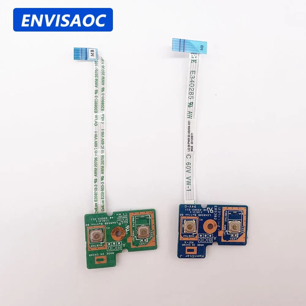 For Lenovo IdeaPad G580 G585 Laptop Power Button Board with Cable switch Repairing Accessories 11813-1 48.4SG03.011