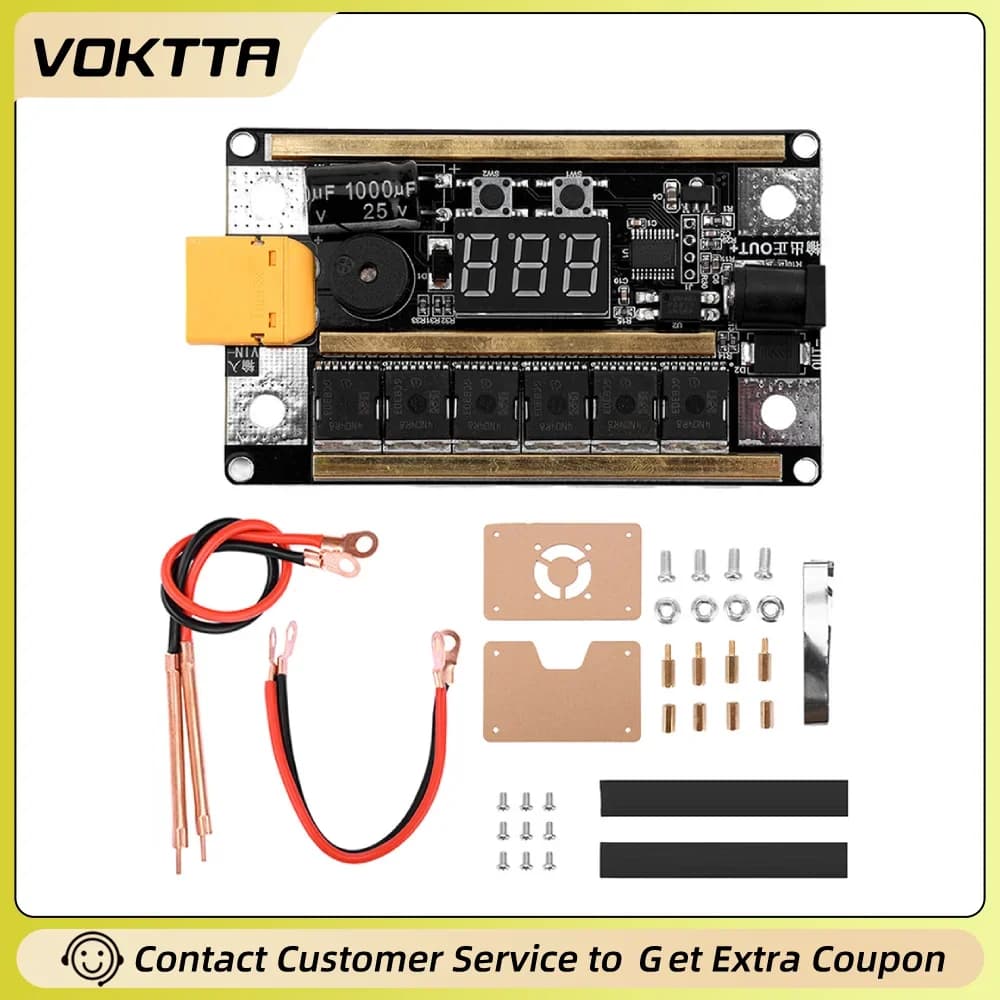 GX591 Kit saldatore a punti fai-da-te palmare portatile 18650 telefono cellulare batteria al litio saldatrice scheda di controllo 12V