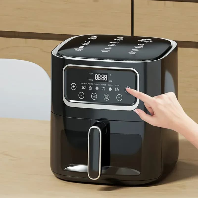 # Manufacturers of export domestic ovens for 8 liters intelligent air fryer Fully automatic touch Electrical automatic shutdown Home Air clutch