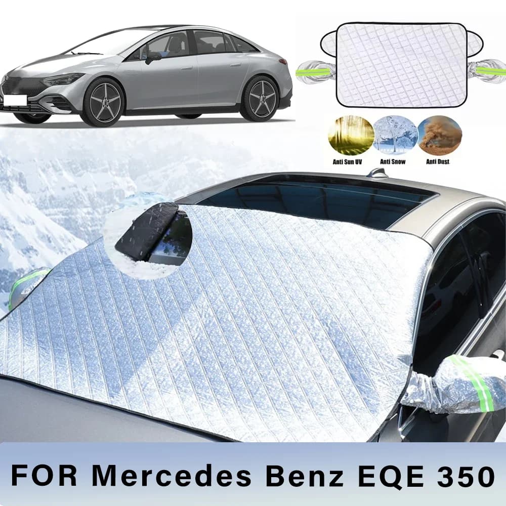 Addensato Auto Ora Parasole Parabrezza Copertura Con 5/9 Magneti Protezione UV Anti Neve Luce Solare Per Mercedes Benz EQE 350