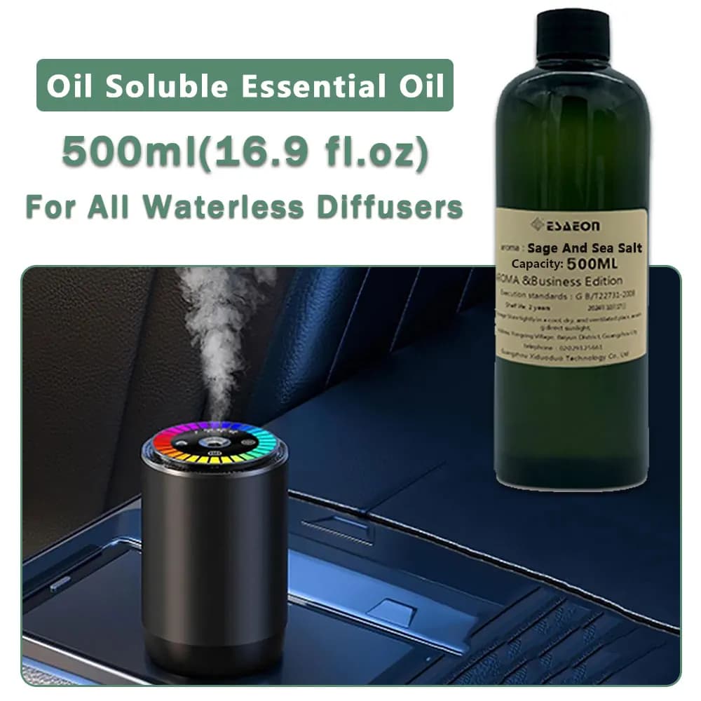 ESAEON Hotel Aroma Machine Replenish Oil Essential Oil For All Waterless Aromatherapy Machines, Wild Bluebell, 500ML(16.9 fl.oz)