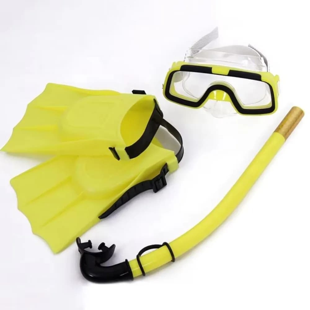 New Anti-Fog Children Diving Mask Set PVC Adjustable Swimming Goggle Masks Easy To Use Snorkel Fins Kit For Kid Boys Girls