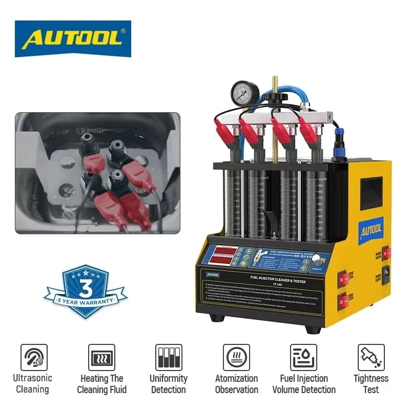 Rilevatore di perdite di fumo AUTOOL SD103 con spina EU/US, strumento diagnostico per la rilevazione di perdite di vuoto EVAP e tubazioni auto