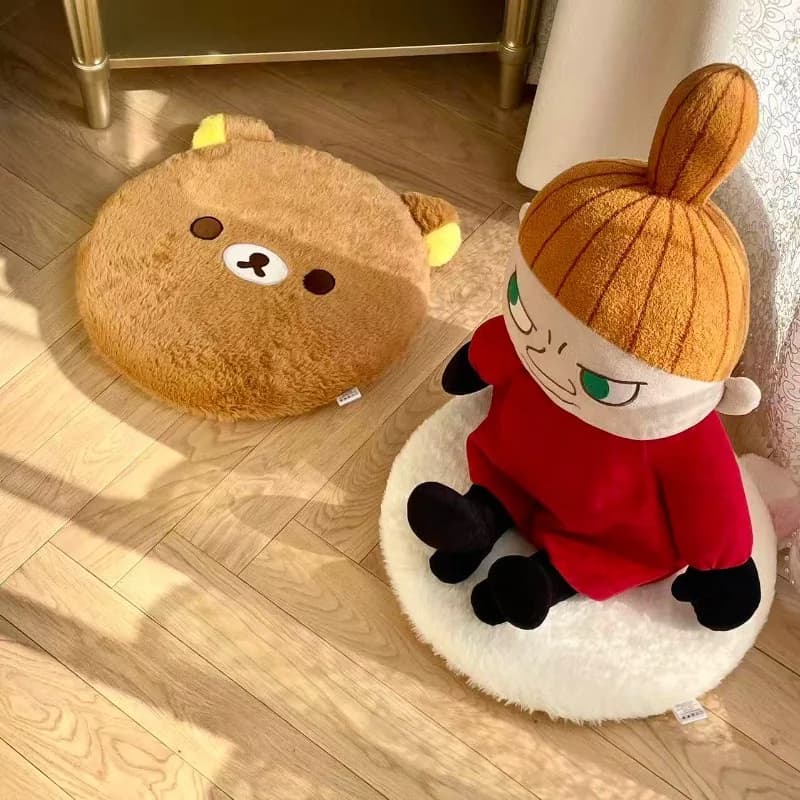 New pillow for memory foam chair Rilakkuma, INS style, versatile, washable, for home, dorm, window seat, chair padding