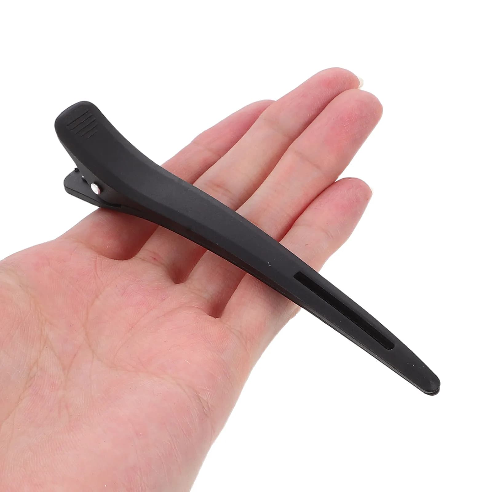 6Pcs Duckbill Hair Clips Professional Haircut Separate Plastic Clips for Styling Cleaning Broken Hair Salon Store Home Supplies