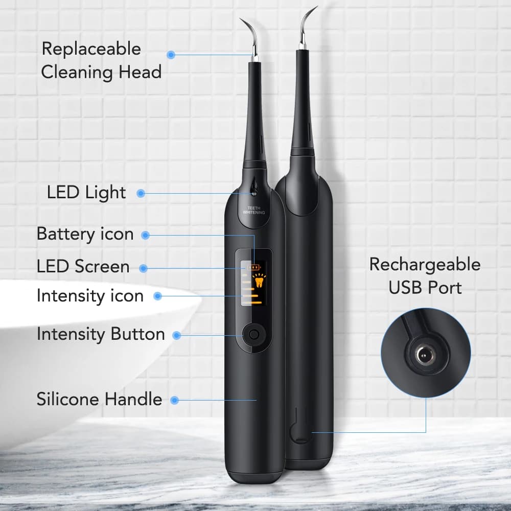 Home Calculation Removal Dental Scaling Electric Scaler Sonic Smoke Machining Tartar Plate Teeth Whitening Dental Scaler