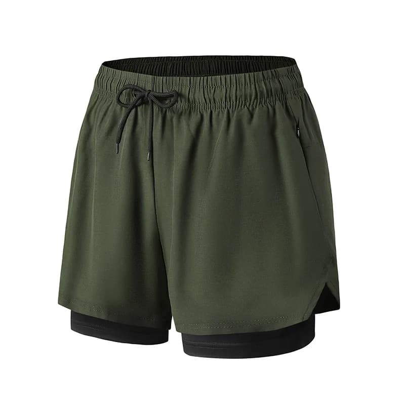 Pantaloncini da Ciclismo e Corsa Estivi da Uomo 2026, Asciugatura Rapida, Traspiranti, con Imbottitura Interna, Vita Elastica, Tasca con Cerniera, per Ciclismo su Strada e Sport