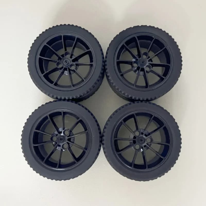 23800 ruota 62.3mm x 42mm 23799 pneumatico 81.6x44mm Racing grande collezione di mattoni giocattolo modulare GBC per blocchi tecnici MOC