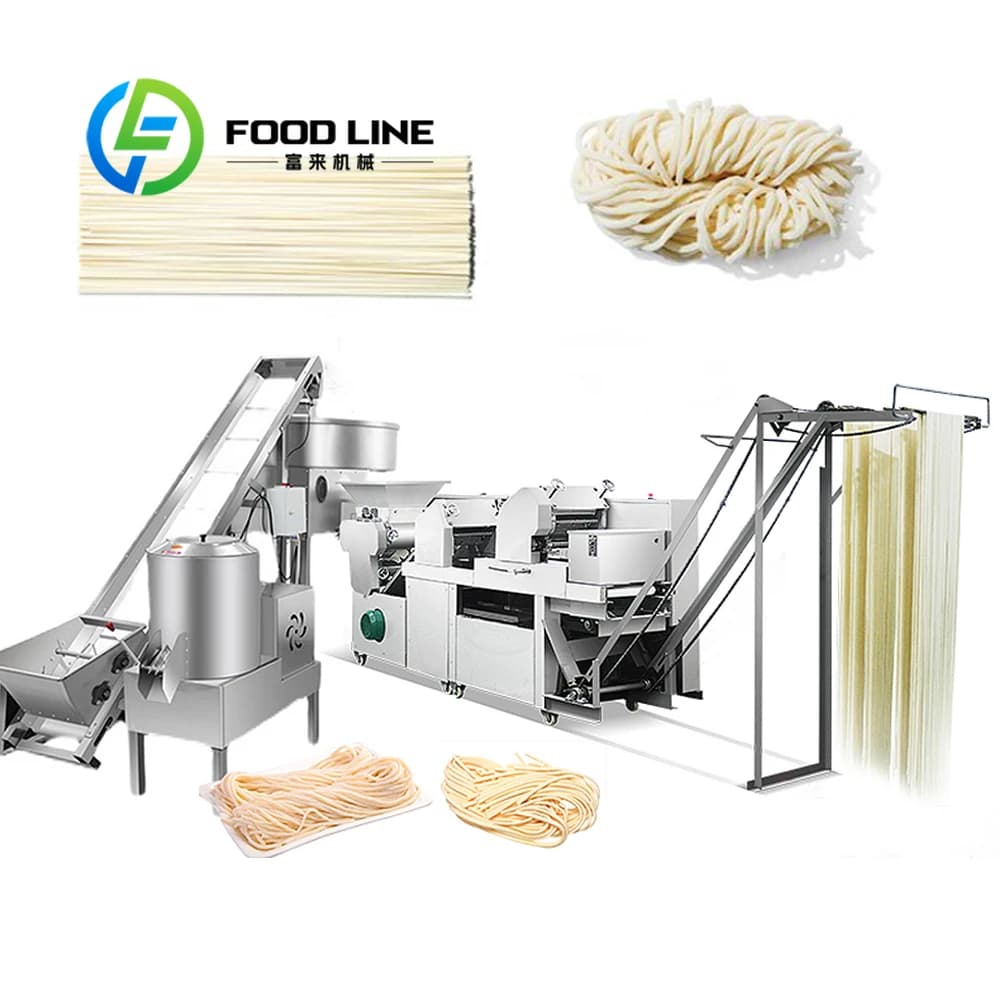 Macchina professionale per noodle all'uovo, macchina per la produzione di noodle secchi, linea per pasta e pasta