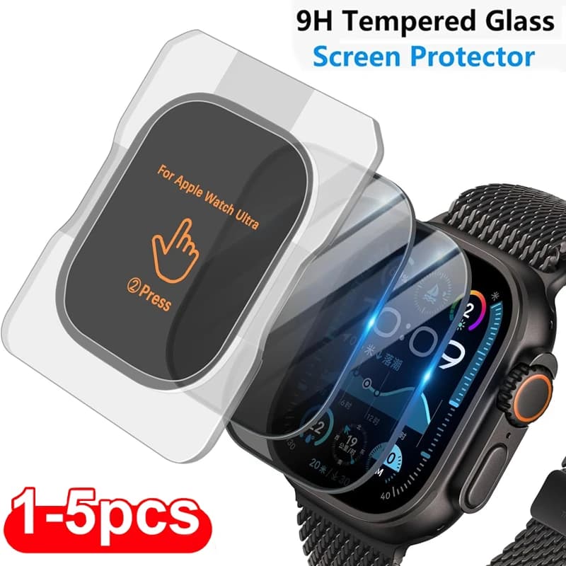 Vetro temperato per Apple Watch Ultra 1 2 3 49mm Proteggi schermo privacy IWatch Ultra 49mm Secondi Pellicola protettiva per installazione
