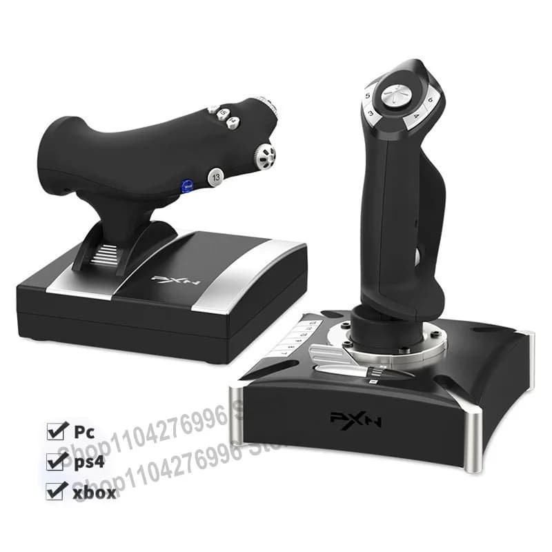 PXN 2119 PRO Simulatore di volo Gamepad Controller di vibrazione Joystick PC/desktop Xbox PS4 Joystick di volo Controller di gioco personalizzato