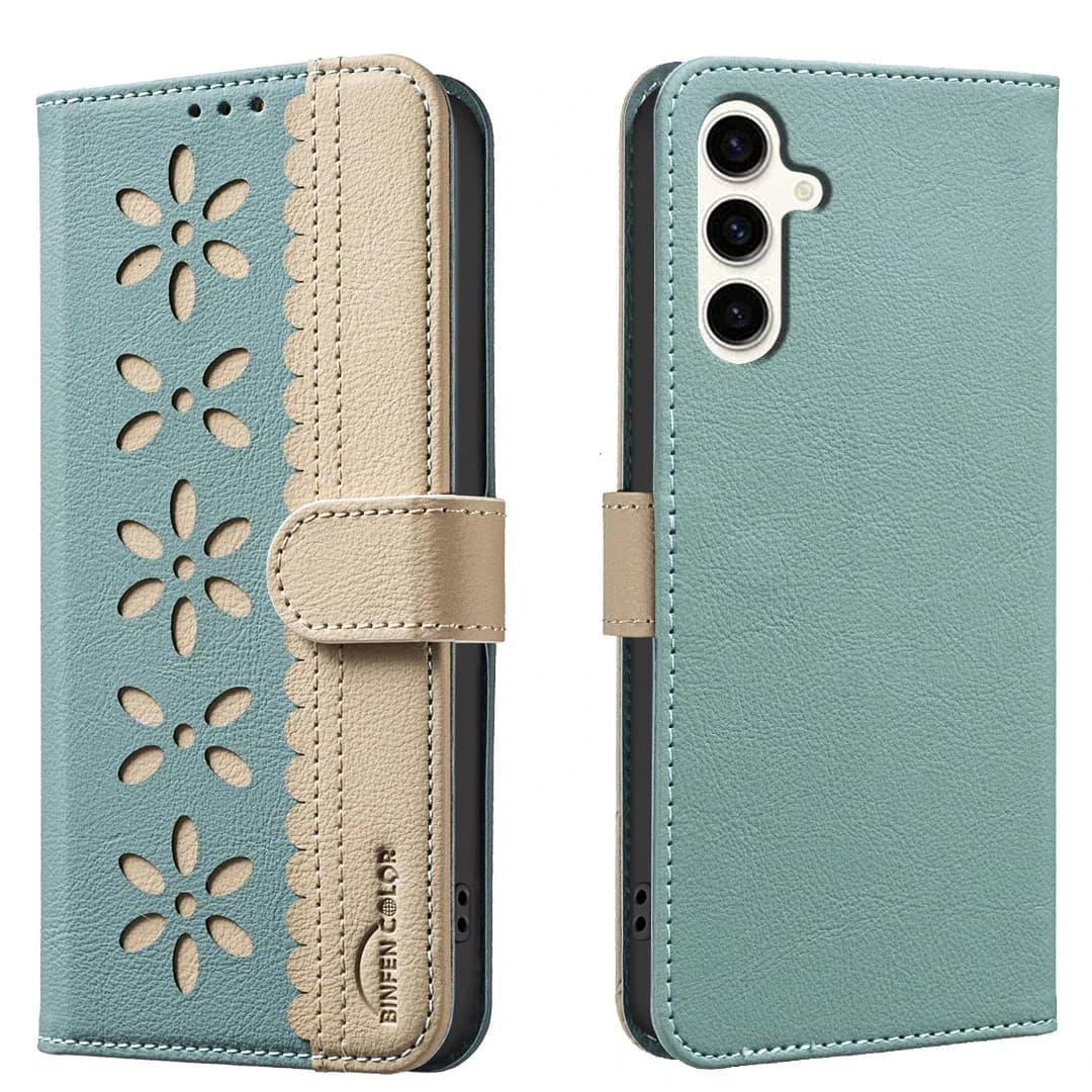 Custodia a portafoglio in pelle PU con supporto per Samsung Galaxy A16 4G e A16 5G - Cover a libro Coque Fundas