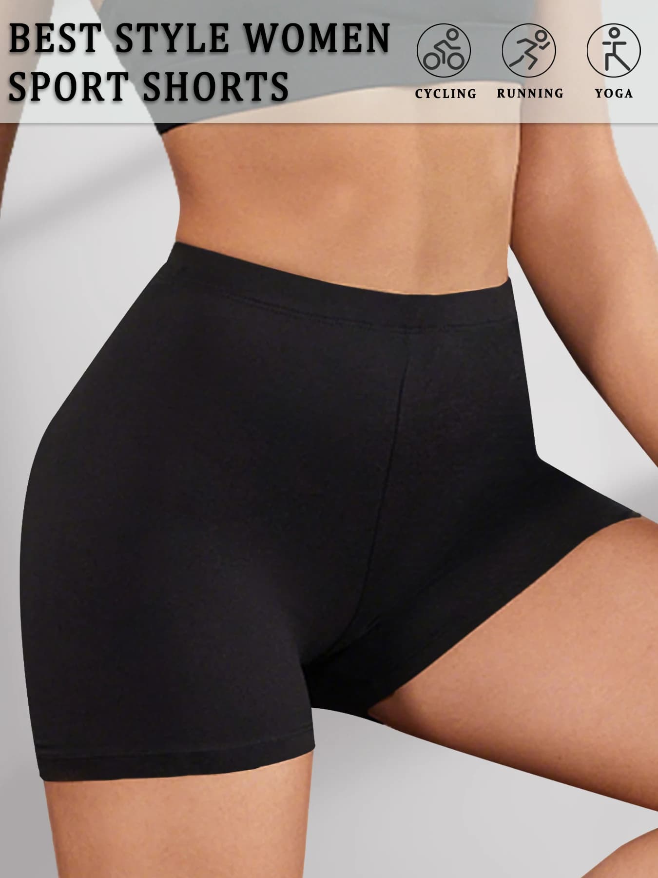 Yoga, racing and cycling shorts for women, super soft, high elasticity, not transparent, for training, cycling, gym, fitness, sportswear.