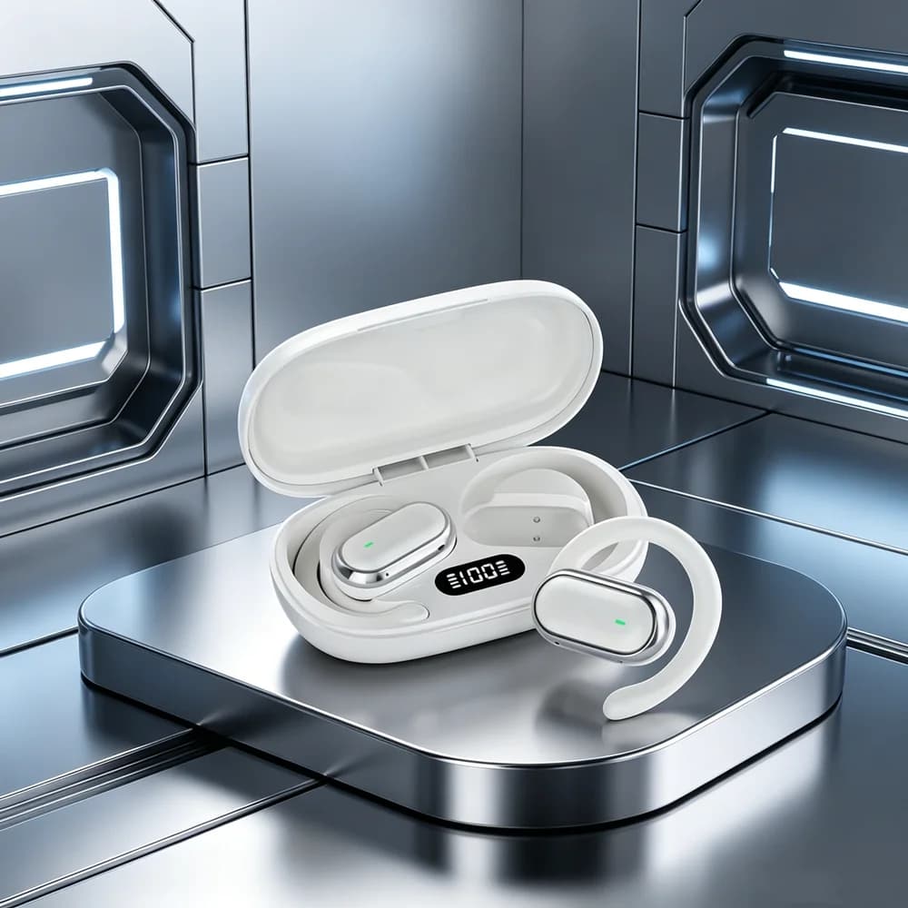 Nuovi auricolari Bluetooth Ows, cuffie sportive wireless con microfono, auricolari stereo Hi-Fi impermeabili a lunga durata