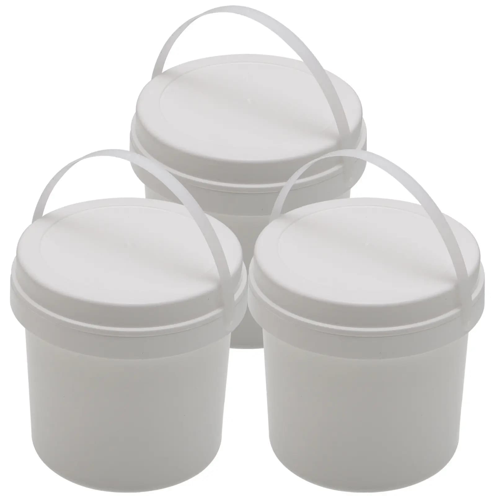 3Pcs Food Storage Buckets Cute Cartoon Kids Snack Organizer Easy Carry Candy Containers Toy Organizer Toy Holder