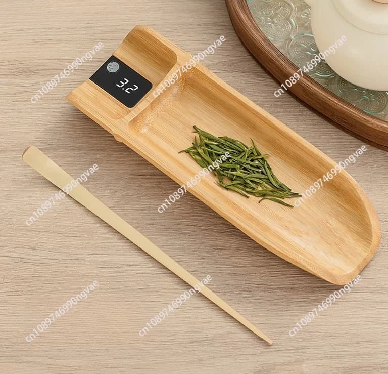 Electronic Scale Tea Scale Gift Tea Set Bamboo Kung Fu Set High-precision Small Size