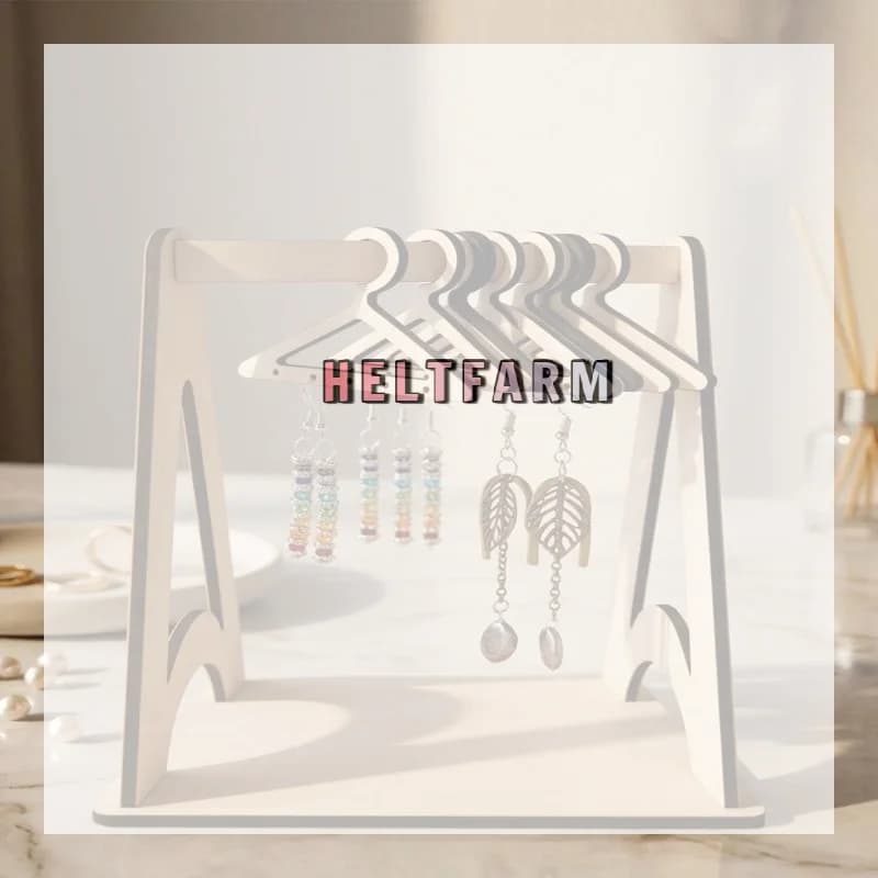Display Stand—Mini Hanging Rack, Jewelry Showcase, Small Earring Organizer,Hanging-Style Display Stand,Desktop Organizer Earring