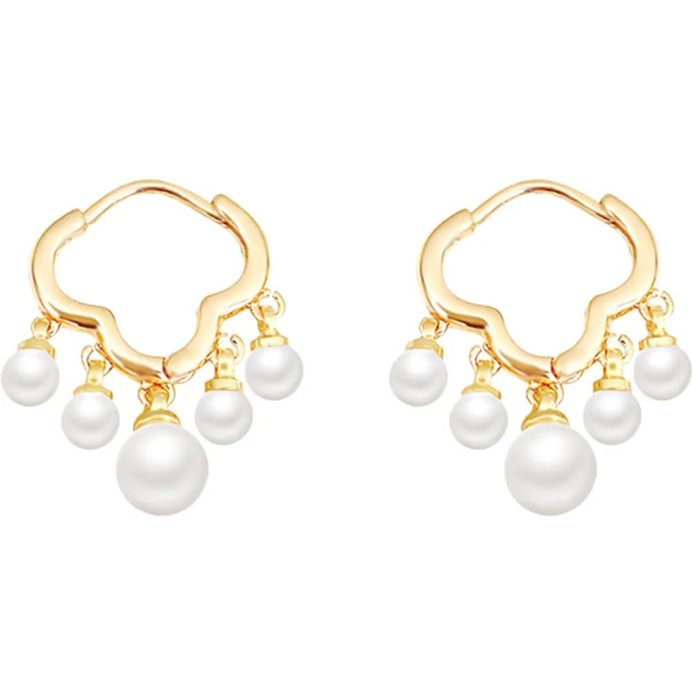 1 paio di orecchini di perle leggeri a goccia per matrimoni, feste di compleanno, uso quotidiano, gioielli da sposa, regalo per donne
