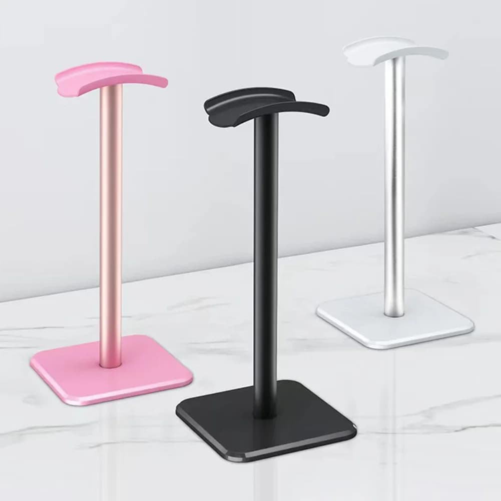 Supporto per supporto per cuffie in lega di alluminio Rack per cuffie salvaspazio supporto per supporto per supporto per auricolare espositore per Desktop