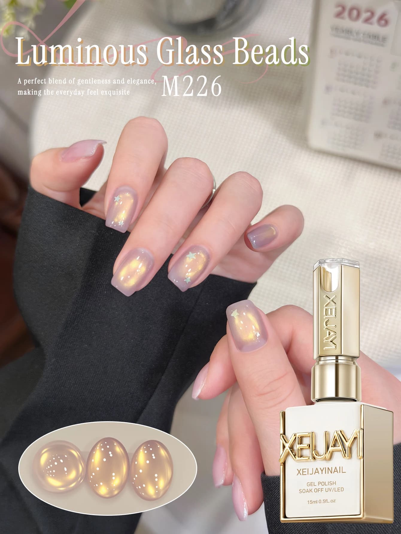 1 pz Gel Magnetico Riflettente Viola Dorato Effetto Occhio di Gatto, Gel UV LED per Salone, Strumenti per Nail Art Femminile, Unghie Olografiche Effetto Occhio di Gatto