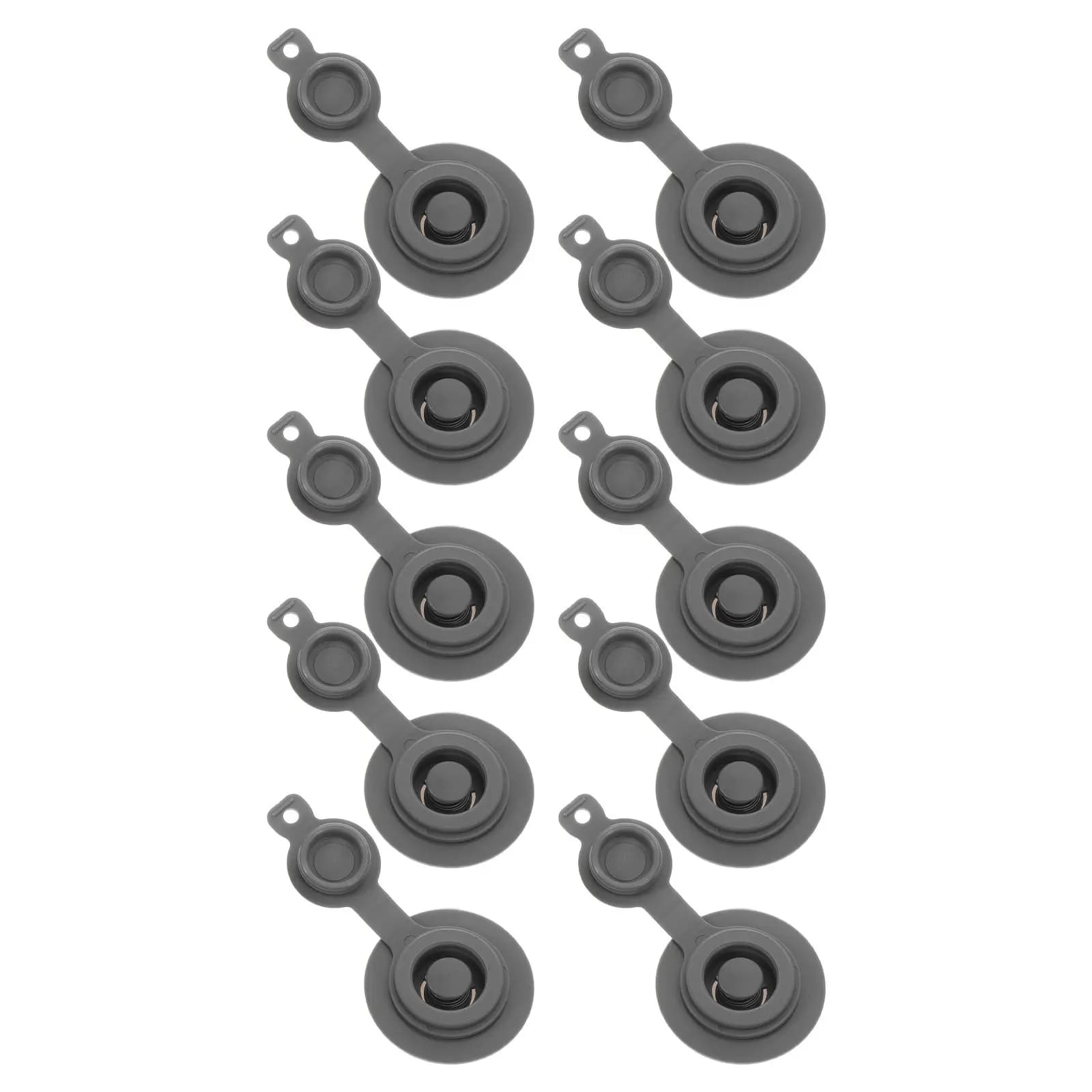 10 Pezzi Valvola di Ricambio Universale per Cuscino da Viaggio Gonfiabile, Tappo Valvola Push-Pull in TPU Anti-perdita per Divano Gonfiabile da Campeggio